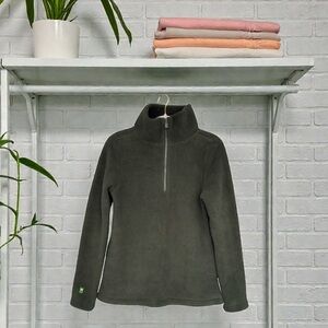 Dudley Stephens Kaki Pullover Spruce Green Sherpa Fleece Small NWT